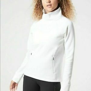 Athleta Polartec funnel neck pullover size small
